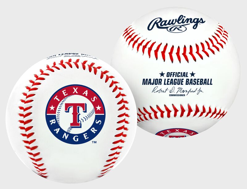 Texas Rangers Rawlings Team Logo Baseball
