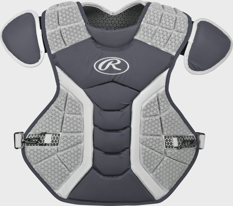 A graphite/grey CPPRO Pro Preferred adult chest protector
