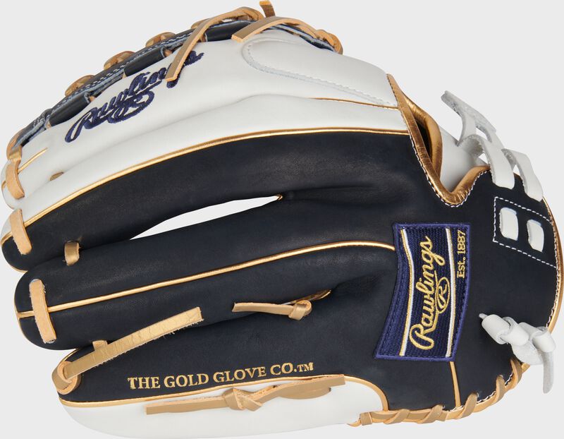 Liberty Advanced Color Series 12.5 in Fastpitch Glove, White/Navy, Right