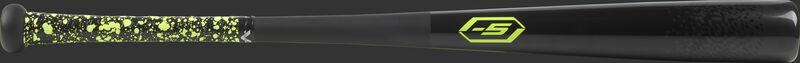 Y151CV black Rawlings composite/wood bat with neon green accents and grip