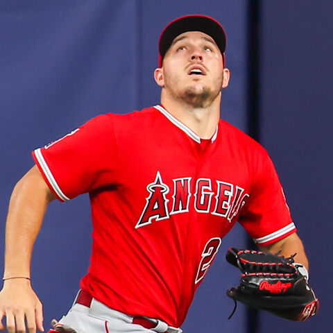 mike trout glove