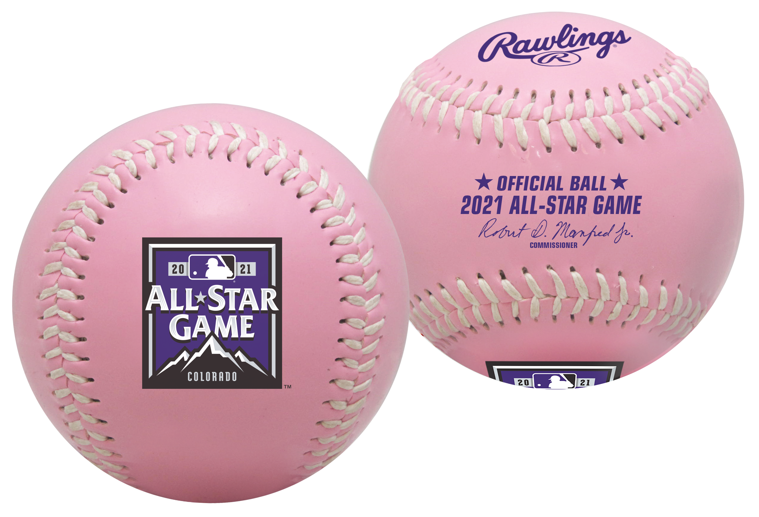 MLB 2021 Replica Pink All-Star Baseball
