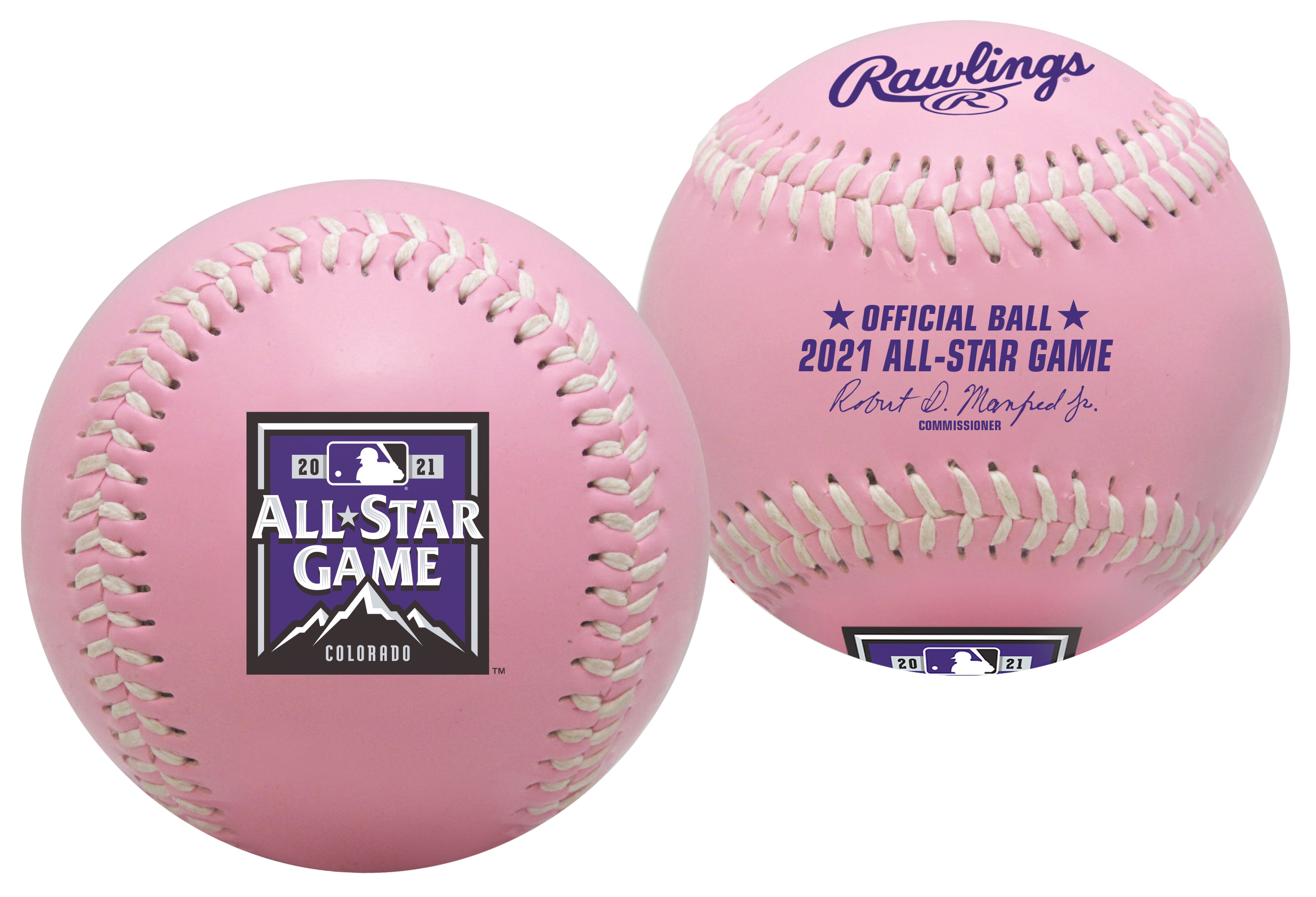 MLB 2021 Replica Pink All-Star Baseball