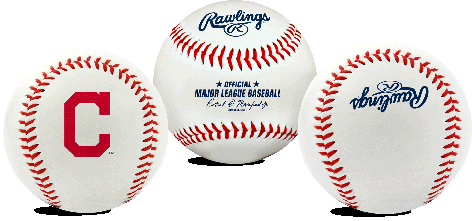 Rawlings, MLB Cleveland Indians Baseball, MLB League, Team Logo, Adult, Red/Navy Blue/Scarlet
