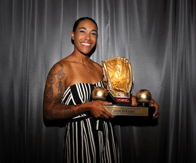 Jade Rhodes Gold Glove Award